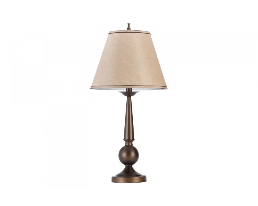 Coaster - Cone Shade Table Lamps (Set Of 2) in Bronze/Beige