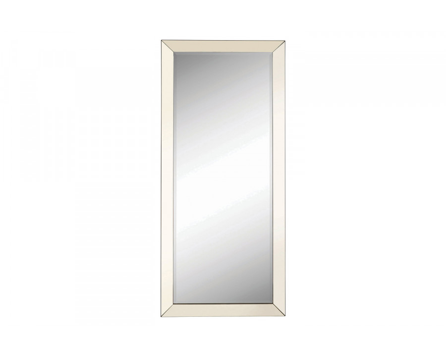 Coaster - Rectangular Floor Mirror in Silver