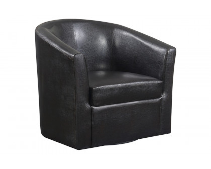 Coaster - Upholstery Sloped Arm Accent Swivel Chair