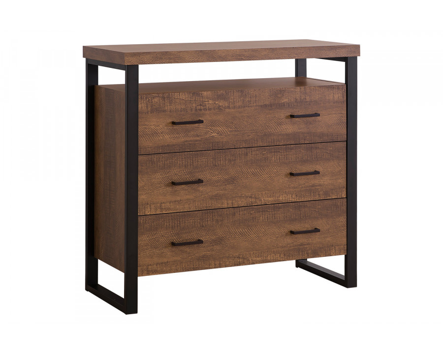 Coaster - 3-Drawer Accent Cabinet in Rustic Amber