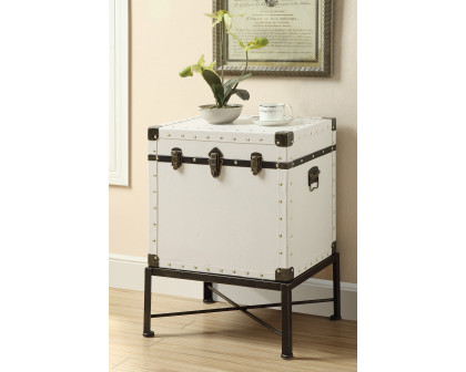 Coaster - Accent Cabinet With Nailhead Trim in White