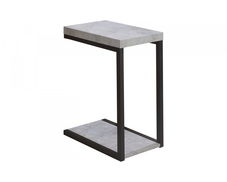 Coaster - Accent Table in Cement/Black