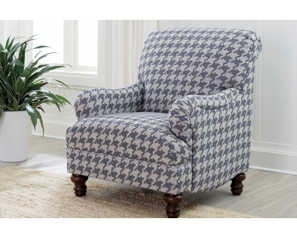 Coaster™ Glenn Recessed Arms Accent Chair - Blue