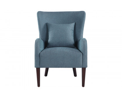 Coaster Curved Arm Upholstered Accent Chair - Blue