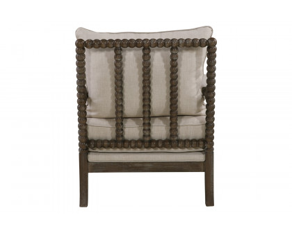 Coaster™ Cushion Back Accent Chair - Oatmeal/Natural