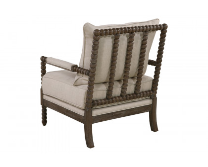 Coaster™ Cushion Back Accent Chair - Oatmeal/Natural