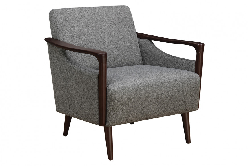 Coaster™ Upholstered Accent Chair - Gray/Brown