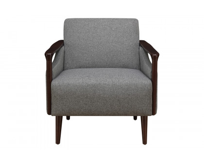 Coaster™ Upholstered Accent Chair - Gray/Brown