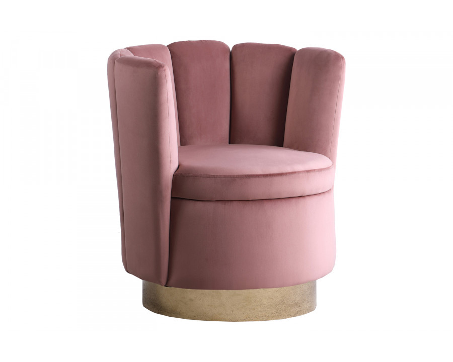 Coaster - Channeled Tufted Swivel Chair