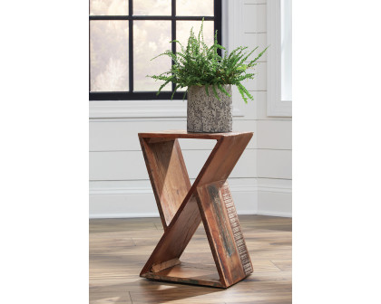 Coaster - Geometric Accent Table in Natural