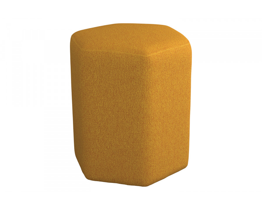 Coaster - Hexagonal Upholstered Stool