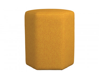 Coaster - Hexagonal Upholstered Stool