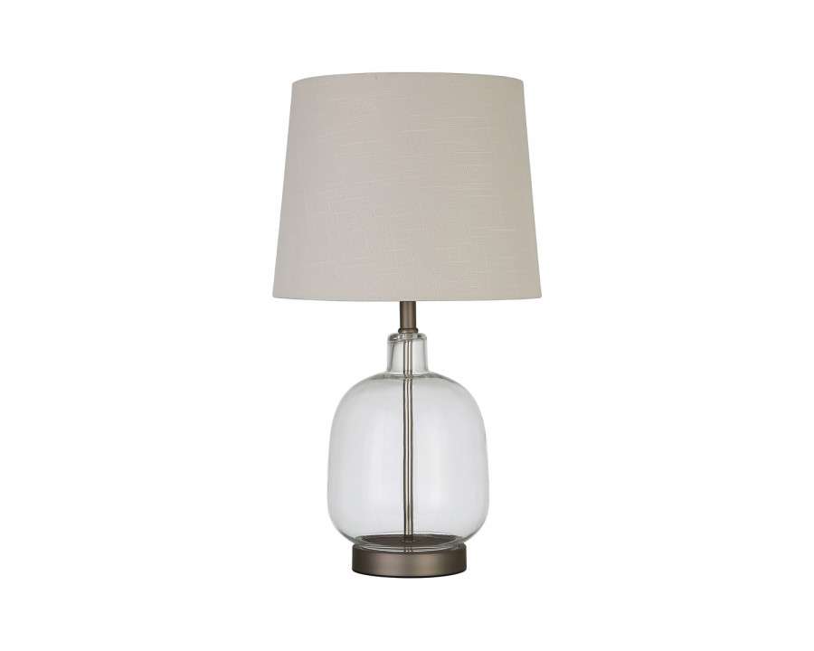 Coaster - Empire Table Lamp in Beige/Clear