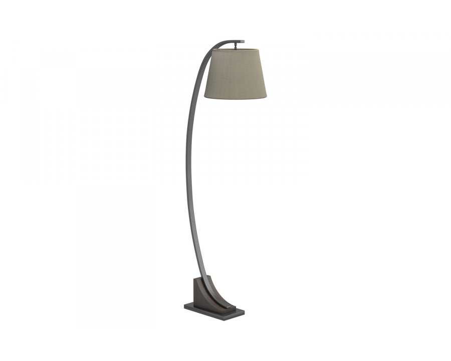 Coaster - Empire Shade Floor Lamp in Oat/Brown/Orb