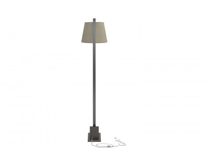 Coaster - Empire Shade Floor Lamp in Oat/Brown/Orb