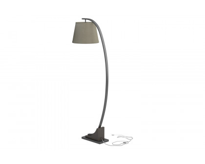 Coaster - Empire Shade Floor Lamp in Oat/Brown/Orb