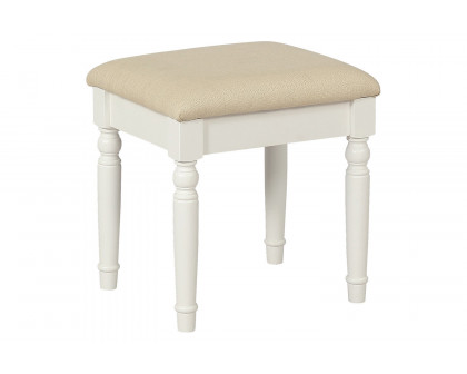 Coaster - 2-Piece Vanity Set in White/Beige