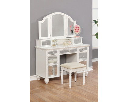 Coaster - 2-Piece Vanity Set in White/Beige