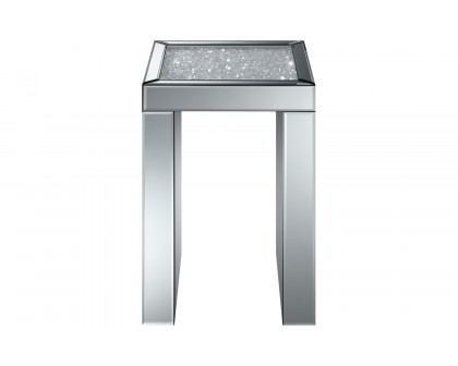 Coaster™ Square Chairside Table - Clear Mirror