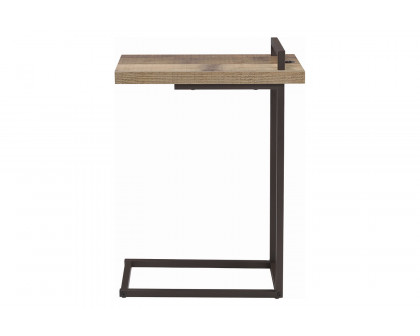 Coaster - Rectangular Top Accent Table With Usb Port in Weathered Pine