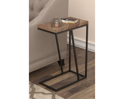 Coaster Chevron Rectangular Accent Table - Tobacco