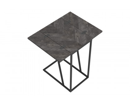 Coaster Expandable Chevron Rectangular Accent Table - Gray