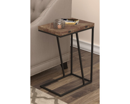 Coaster Expandable Chevron Rectangular Accent Table - Tobacco