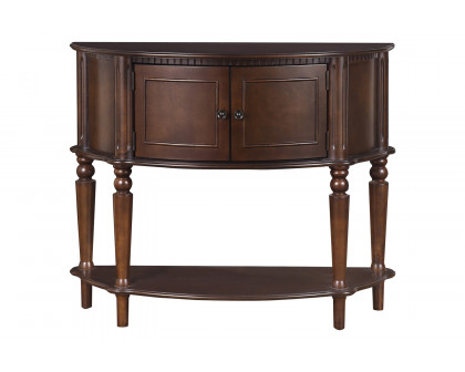 Coaster™ Console Table With Curved Front - Brown