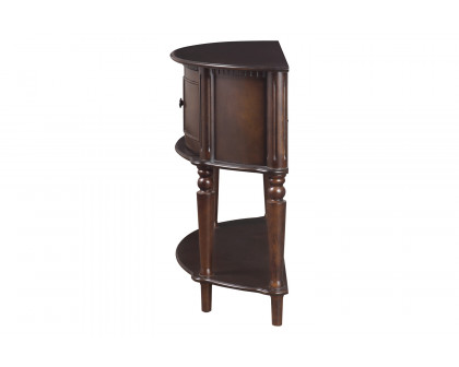 Coaster™ Console Table With Curved Front - Brown