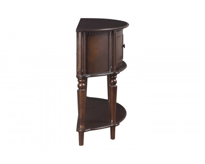 Coaster™ Console Table With Curved Front - Brown