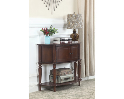 Coaster™ Console Table With Curved Front - Brown