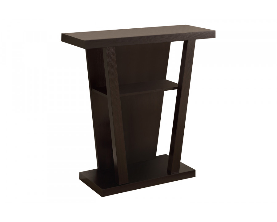 Coaster - 2-Shelf Console Table in Cappuccino