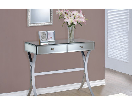 Coaster - 2-Drawer Console Table in Clear Mirror