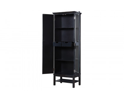 Coaster - 2-Door Accent Cabinet in Rich Brown/Black