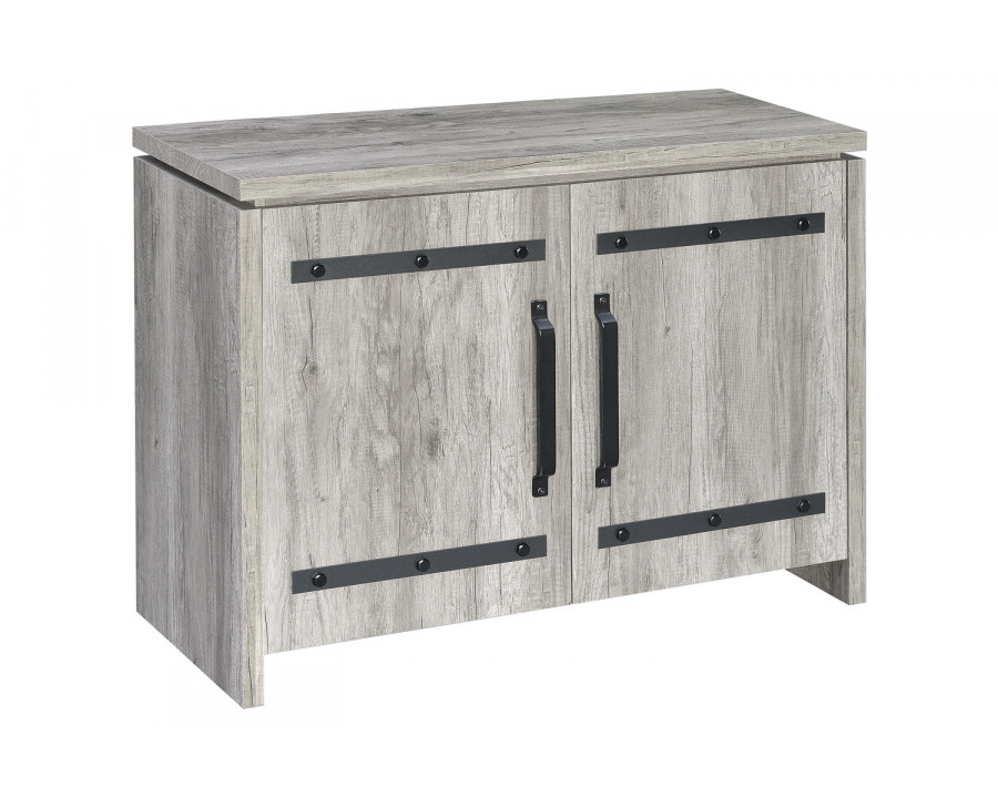 Coaster - 2-Door Accent Cabinet in Gray Driftwood