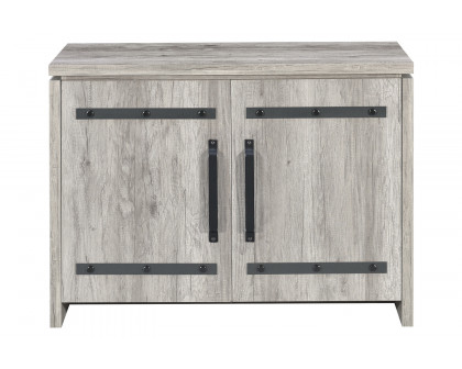 Coaster - 2-Door Accent Cabinet in Gray Driftwood