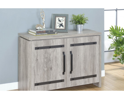 Coaster - 2-Door Accent Cabinet in Gray Driftwood