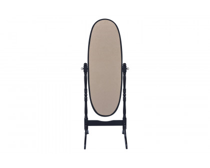 Coaster Oval Cheval Mirror - Black