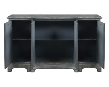 Coaster - 4-Door Accent Cabinet in Gray