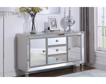 Coaster - 3-Drawer Accent Cabinet in Silver