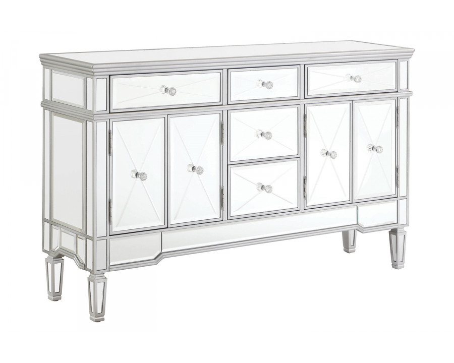 Coaster - 5-Drawer Accent Cabinet in Silver