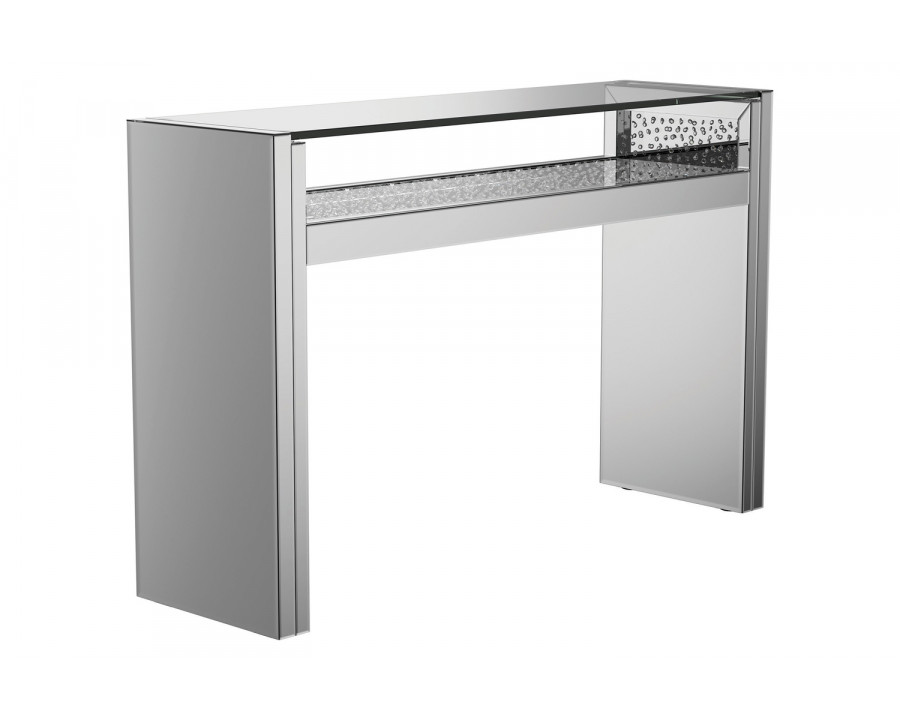 Coaster - 1-Shelf Console Table in Silver