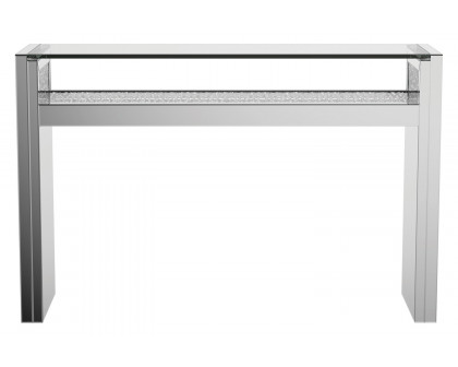 Coaster - 1-Shelf Console Table in Silver