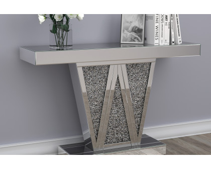 Coaster - Rectangular Console Table 951786 in Silver