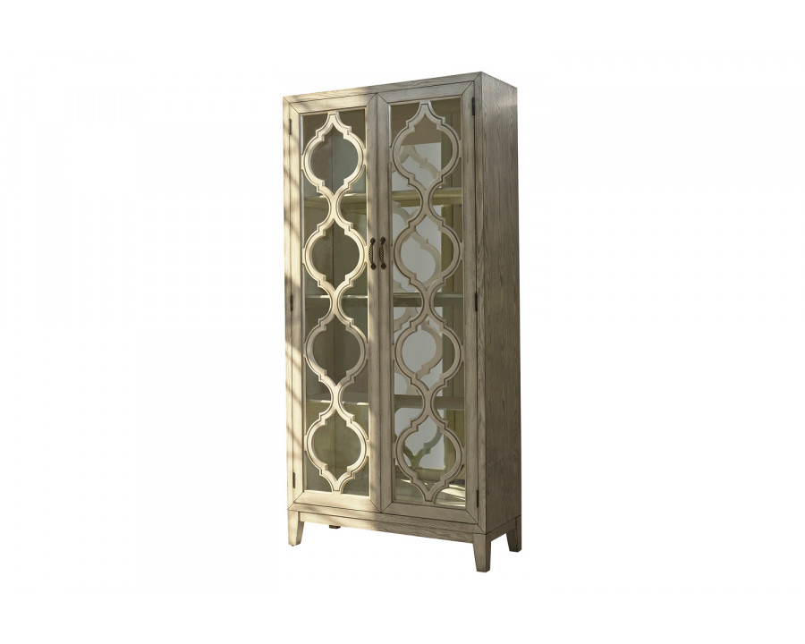 Coaster - 2-Door Tall Cabinet 953375 in Antique White