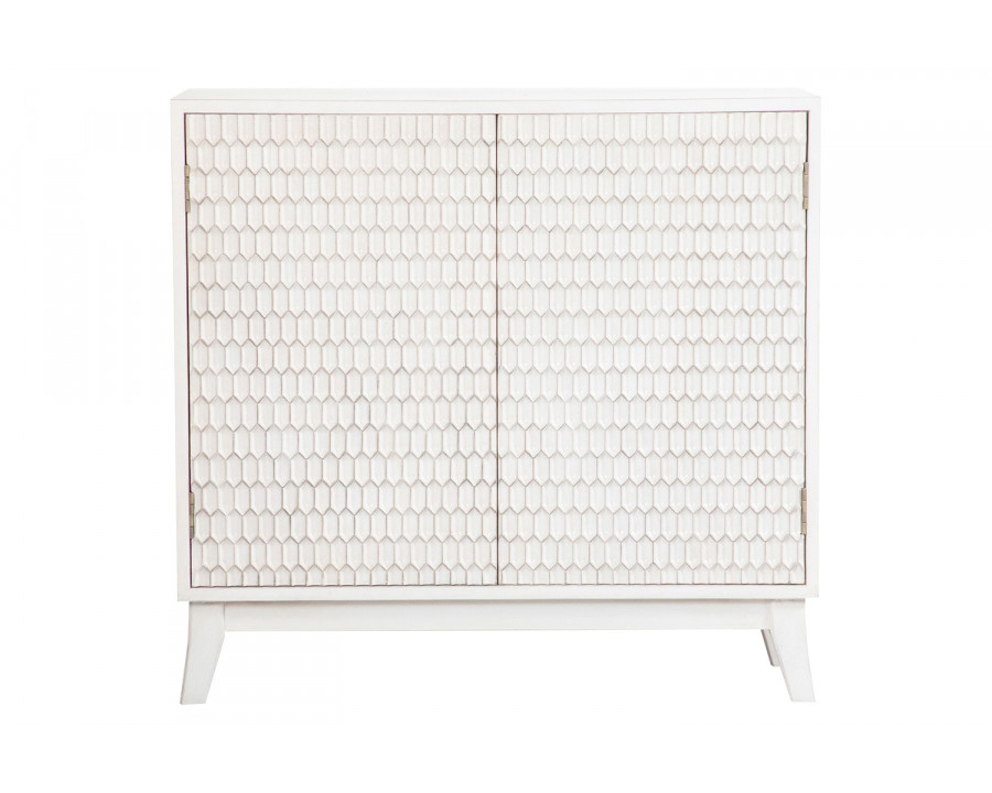 Coaster - Rectangular 2-Door Accent Cabinet in White