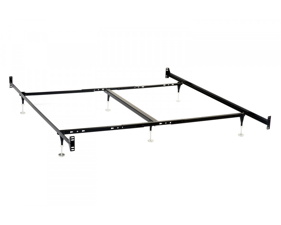 Coaster - California King Bed Frame in Black