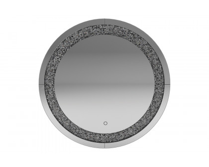 Coaster - Round Wall Mirror in Silver