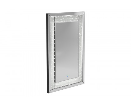 Coaster - Led Lighting Frame Mirror in Silver