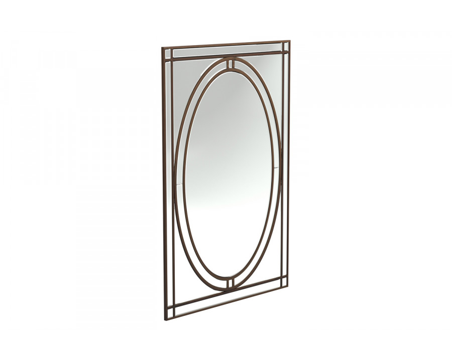 Coaster - Beveled Edge Wall Mirror in Silver